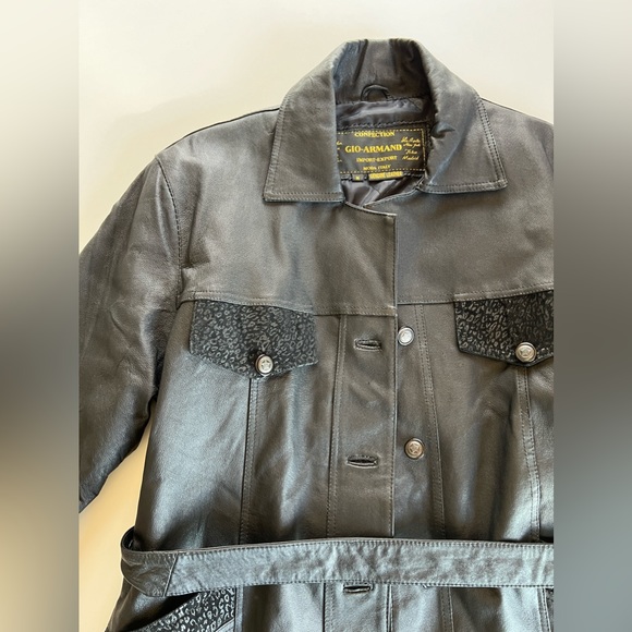 Vintage 90s Genuine Leather Jacket - Picture 4 of 8